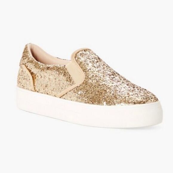 NIB JustFab Champaign Block Platform Sneakers - Size 6.5 - Picture 2 of 14